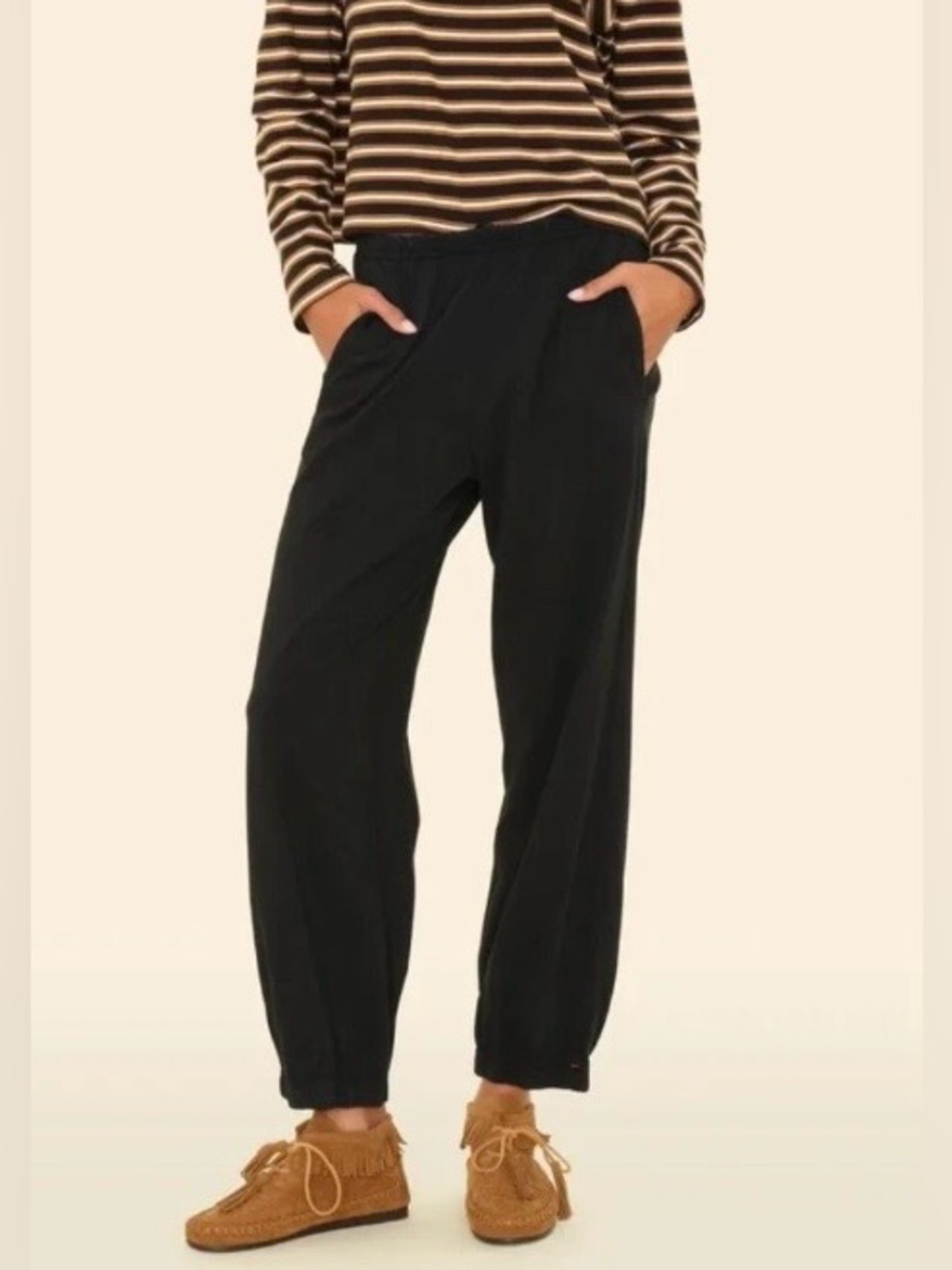 Xirena Crispin Slouchy Jogger Pants Black